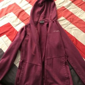 Columbia zip up jacket